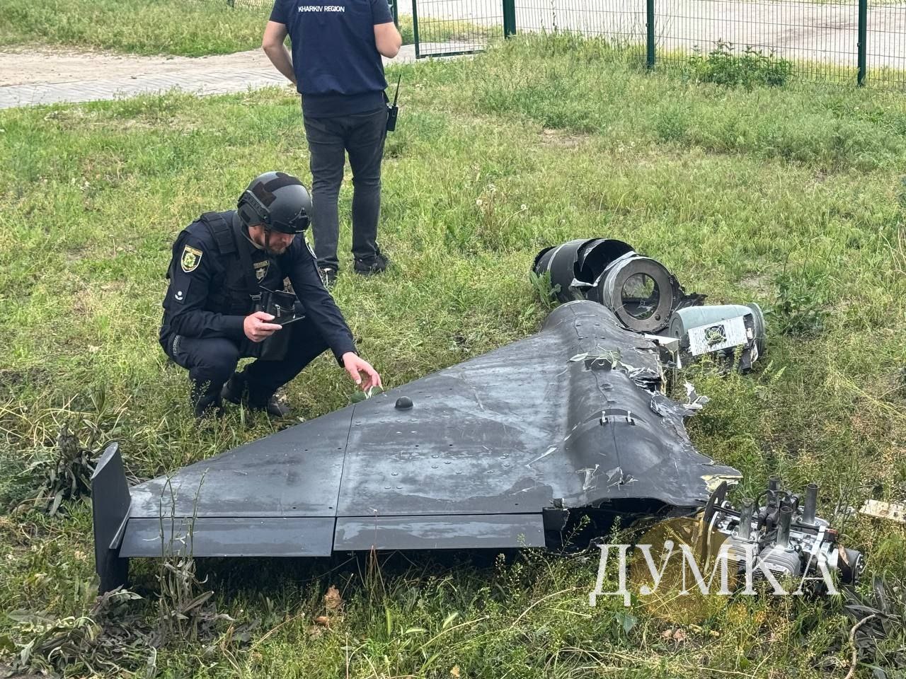 В Харькове упал "Шахед"